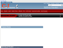 Tablet Screenshot of chronicleindependent.morristechnology.com