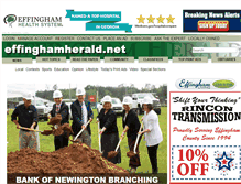 Tablet Screenshot of effinghamherald.morristechnology.com
